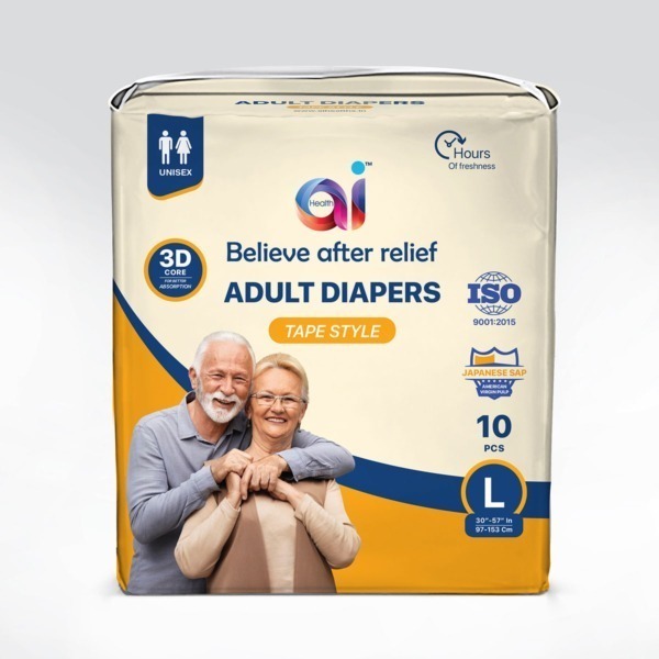 Adult Diapers Tape Style (Size L)