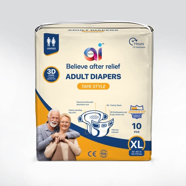 Adult Diapers Tape Style (Size XL) - Image 3